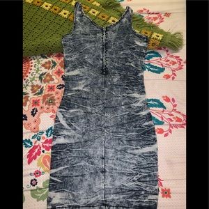 denim blue jean fit dress